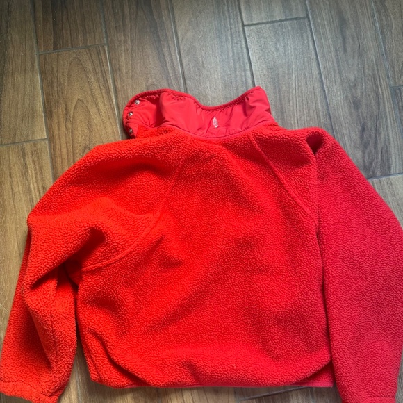 Free People Hit the Slopes Red Fleece - Picture 5 of 5
